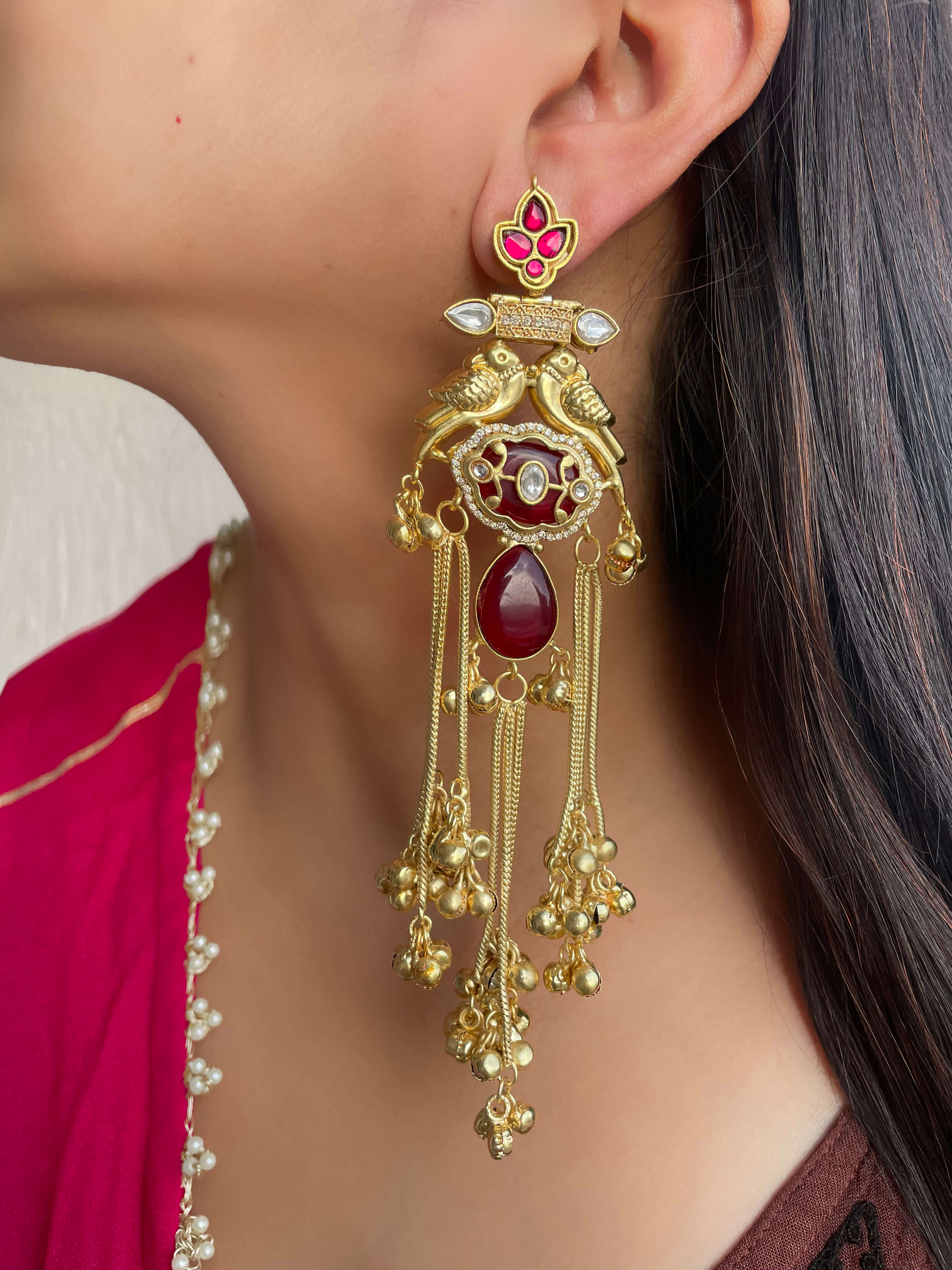 Afsana Long Kashmiri Earring